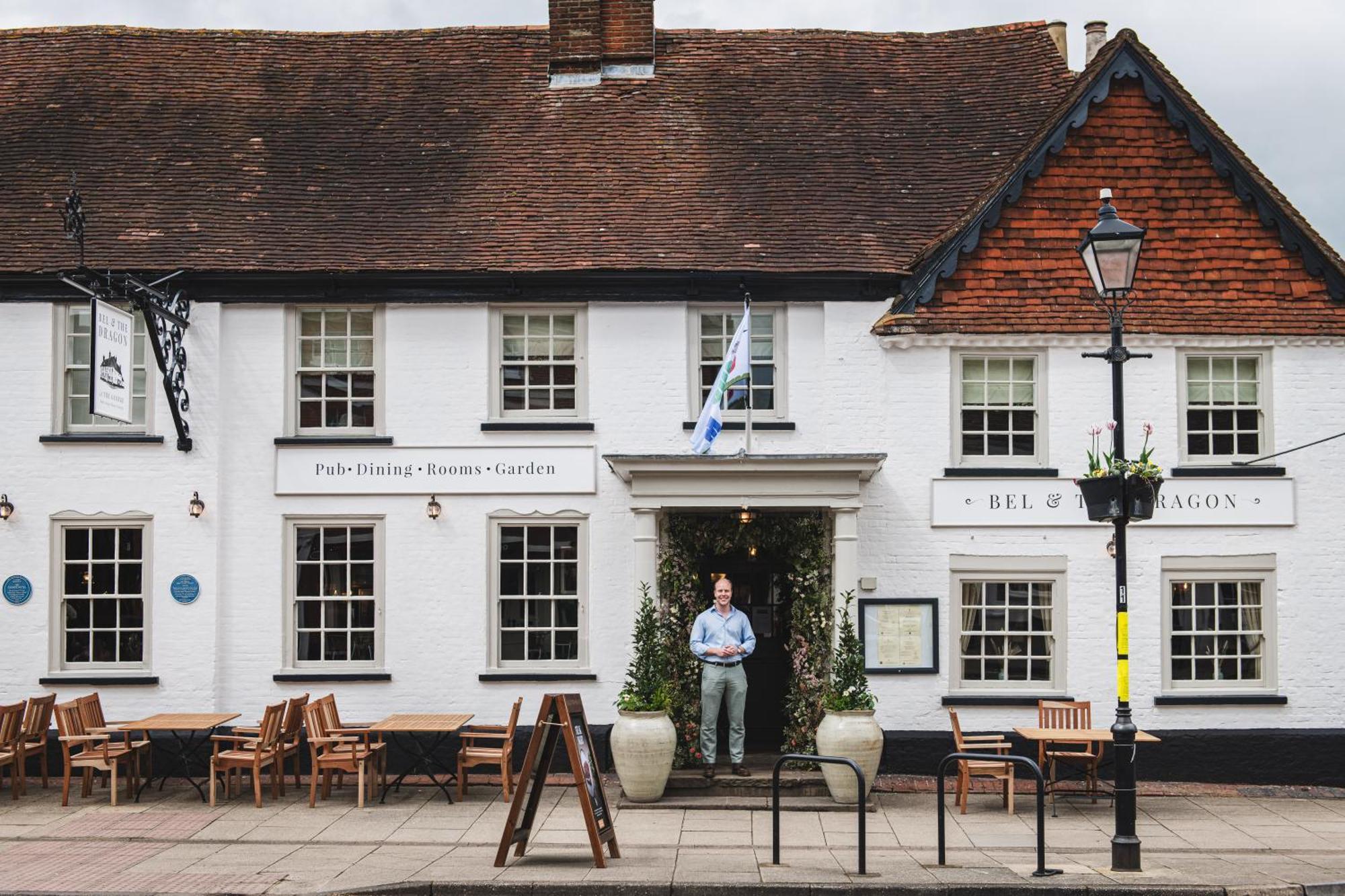 Bel And The Dragon-Odiham Hotel Exterior photo